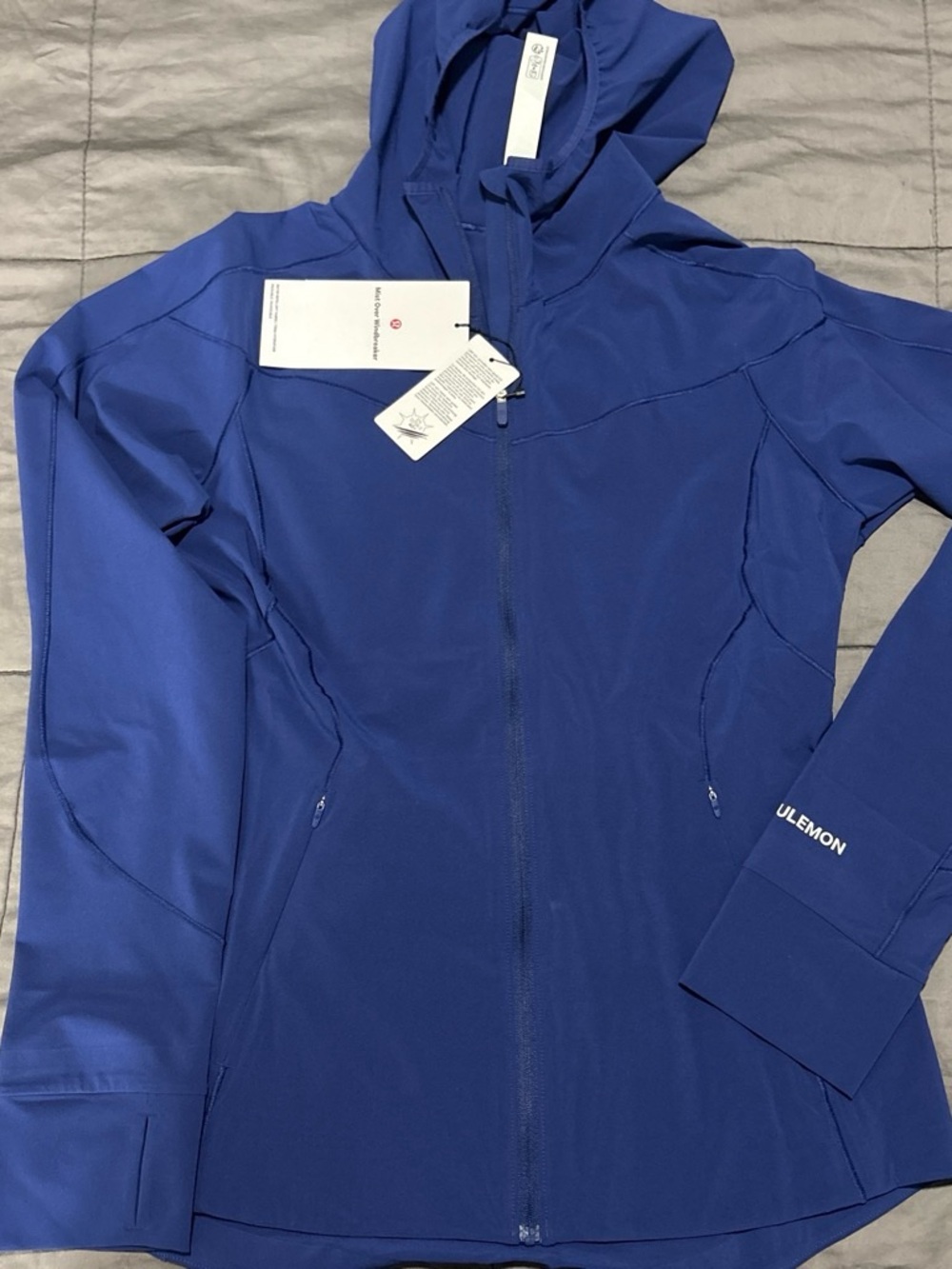 lululemon athletica Royal Blue Hooded Full-Zip Jacket